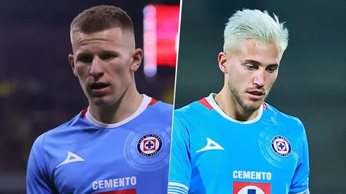 Mateusz Bogusz y Gonzalo Piovi, al banco vs. Tigres.