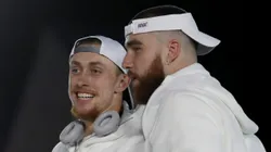 George Kittle y Travis Kelce.