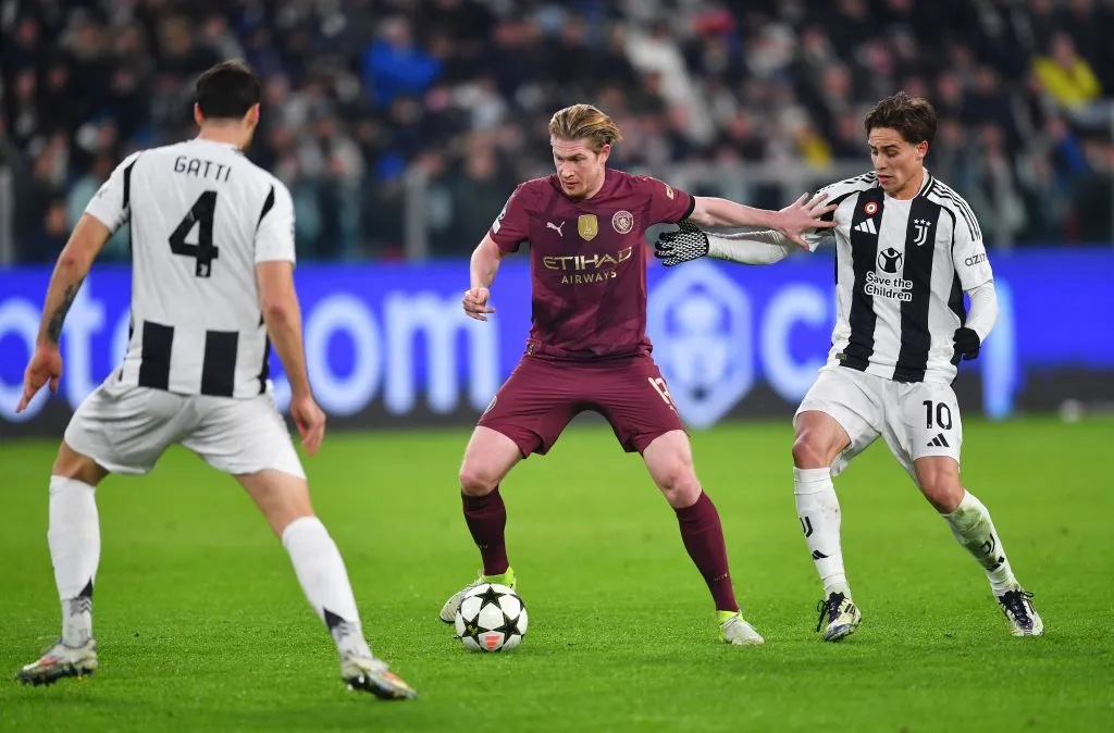El último cruce entre Juventus y Manchester City se dio en 2024 por la UEFA Champions League. (Getty Images)