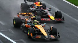 Max Verstappen y Lando Norris en el GP de Australia 2025