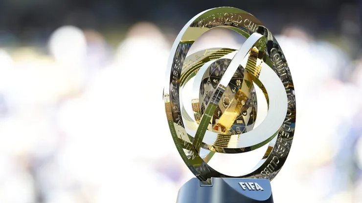 El trofeo para el campeón del Mundial de Clubes 2025.