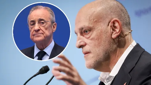 Javier Tebas arremetió contra Florentino Pérez en su cuenta personal de X (ex Twitter).