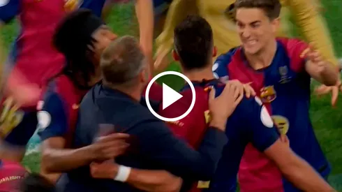 Ferrán convirtió el 2-2 de Barcelona ante Real Madrid.