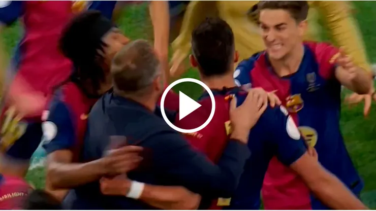 Ferrán convirtió el 2-2 de Barcelona ante Real Madrid.