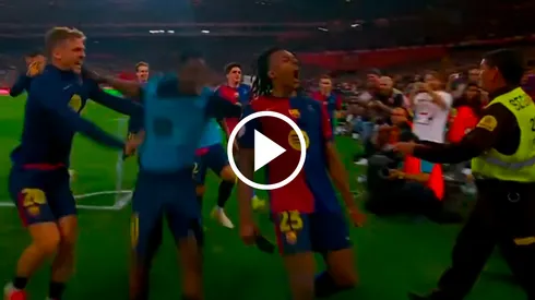 Koundé marcó el 3-2 de Barcelona ante Real Madrid.