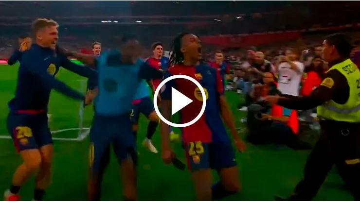 Koundé marcó el 3-2 de Barcelona ante Real Madrid.