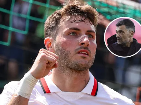 DT de Milan reveló qué le dijo Santi Giménez tras su gol