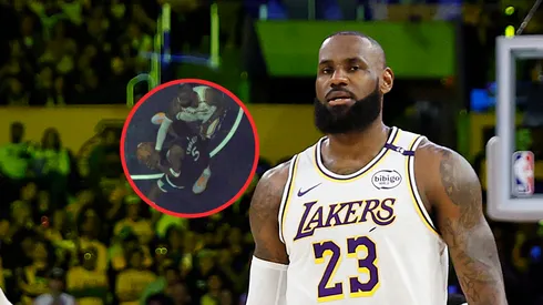 Anthony Edwards y LeBron James.