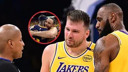 Jimmy Butler, Stephen Curry, Luka Doncic y LeBron James.