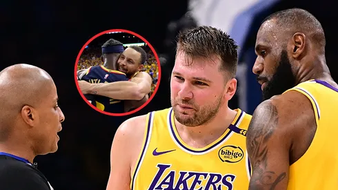 Jimmy Butler, Stephen Curry, Luka Doncic y LeBron James.