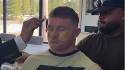 Canelo Álvarez se entretiene en la previa de su pelea vs. William Scull.