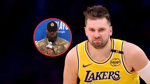 LeBron James y Luka Doncic