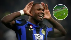 Marcus Thuram convirtió un golazo con Inter ante Barcelona