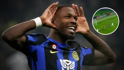 Marcus Thuram convirtió un golazo con Inter ante Barcelona