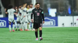 La bronca de Lionel Messi tras el marcador de la ida.