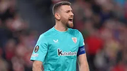 Unai Simon no será parte del duelo de Athletic Bilbao ante Manchester United