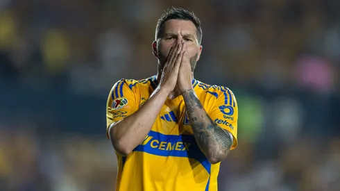 André-Pierre Gignac, afuera del Cruz Azul vs. Tigres.
