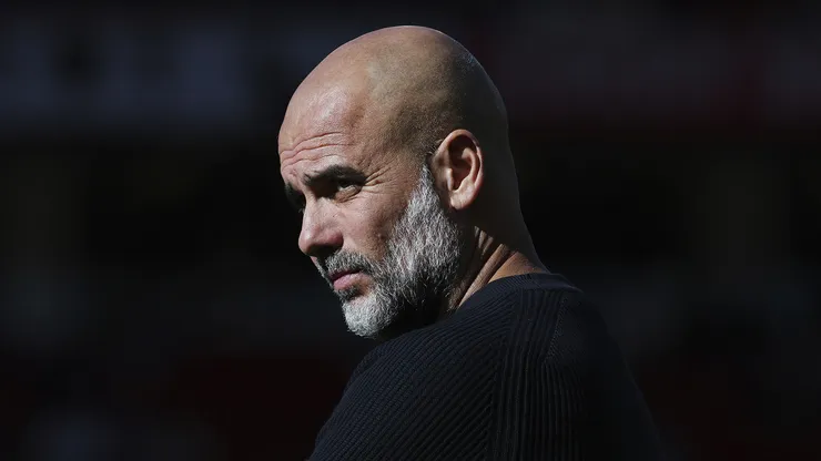 Pep Guardiola, el entrenador de Manchester City
