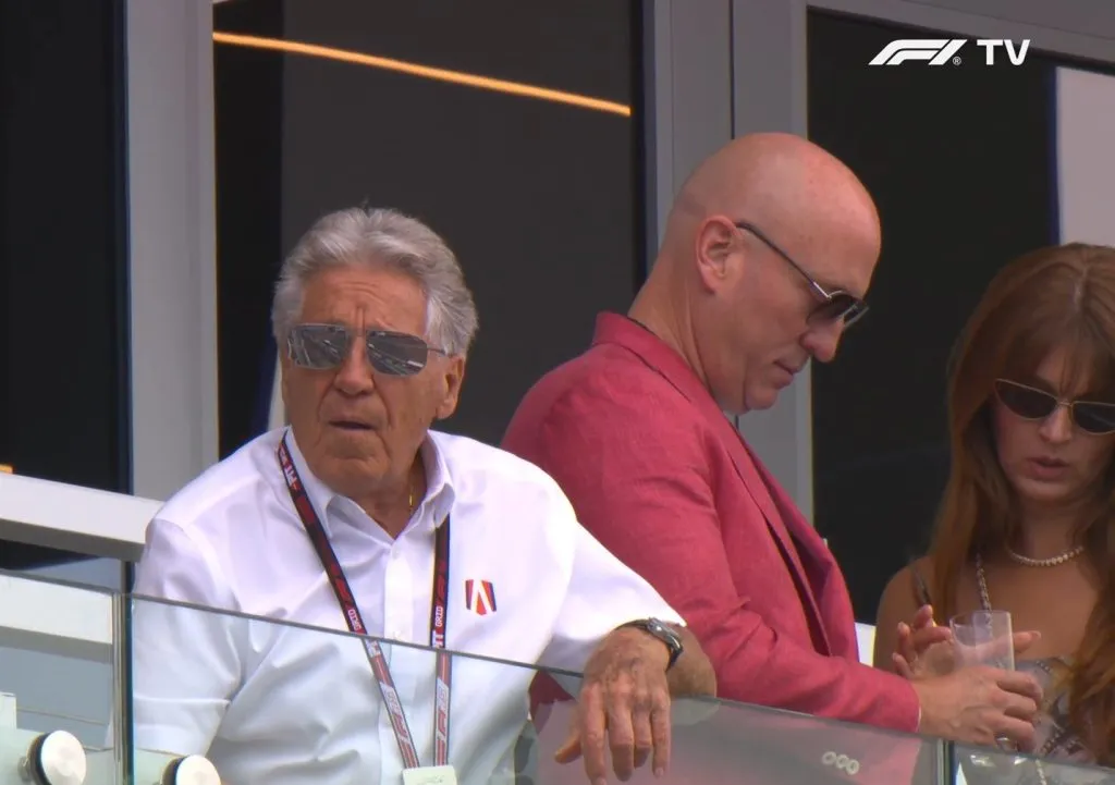Mario Andretti en el Gran Premio de Miami (F1TV)