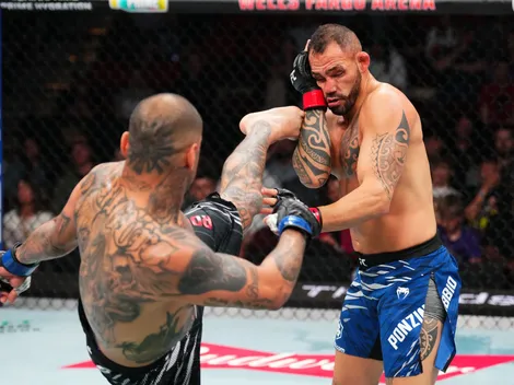 Santiago Ponzinibbio fue noqueado de manera brutal en UFC Fight Night