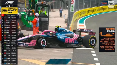 Jack Doohan chocó en el GP de Miami