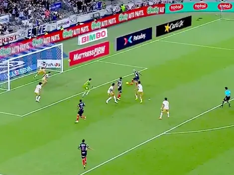 Germán Berterame abrió el marcador en el duelo de Rayados ante Pumas UNAM