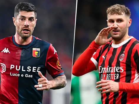 ¿Juega Santi Giménez? Las alineaciones de Genoa vs. Milan