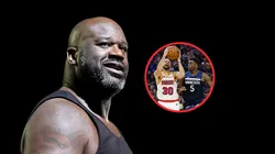 Shaquille O'Neal, Stephen Curry y Anthony Edwards.