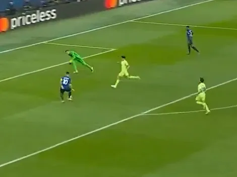 ¡Gol de Inter! Lautaro Martínez abre el marcador frente a Barcelona