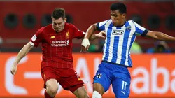 Monterrey vs. Liverpool en la semifinal del Mundial de Clubes 2019.