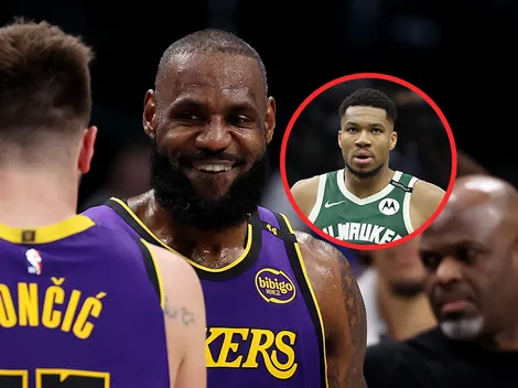 ¿Giannis a los Lakers? LeBron y Doncic recibieron una buena noticia