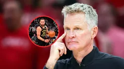 Stephen Curry y Steve Kerr.