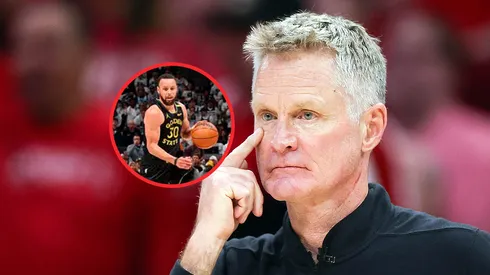 Stephen Curry y Steve Kerr.