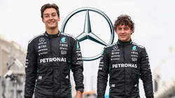 George Russell y Andrea Kimi Antonelli