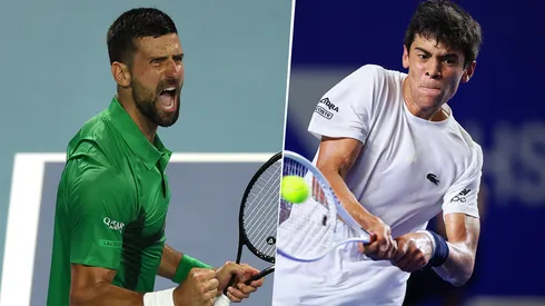 Novak Djokovic y Rodrigo Pacheco Méndez
