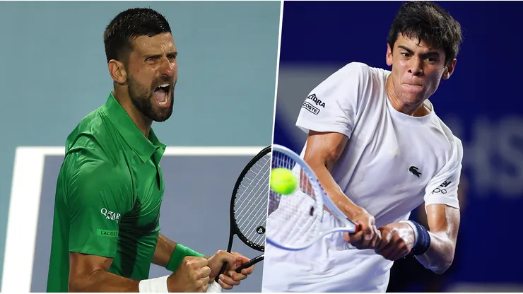 Novak Djokovic y Rodrigo Pacheco Méndez