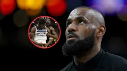 Anthony Edwards, Draymond Green y LeBron James.