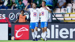 Ignacio Rivero y Andrés Montaño, los goleadores de Cruz Azul en la victoria sobre León.