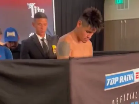 Emanuel Vaquero Navarrete se tuvo que pesar sin ropa para cumplir con la balanza y poder pelear