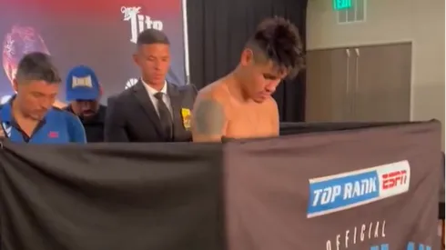 Vaquero Navarrete tuvo muchos problemas para dar el peso en la división superpluma.