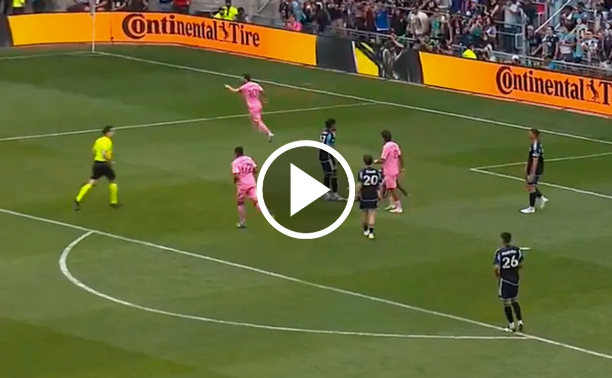 VIDEO: el gol de Messi para el 1-2 de Inter Miami ante Minnesota ...