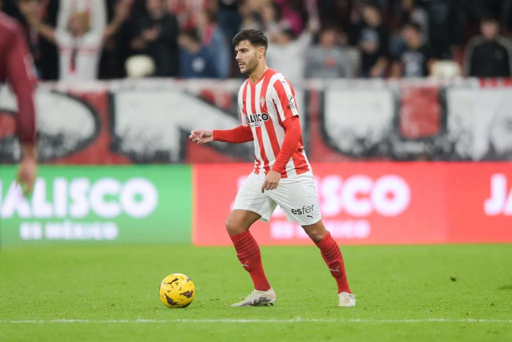Róber Pier acumula 32 partidos disputados esta temporada con Sporting Gijón en la segunda división española. (Sporting Gijón oficial)