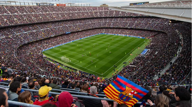 El Camp Nou, el mítico estadio del Barcelona