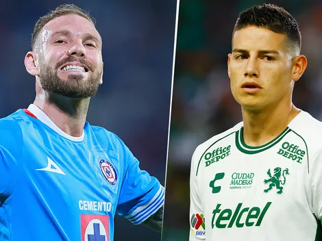 ¿Juega James? Las alineaciones de Cruz Azul vs. Club León