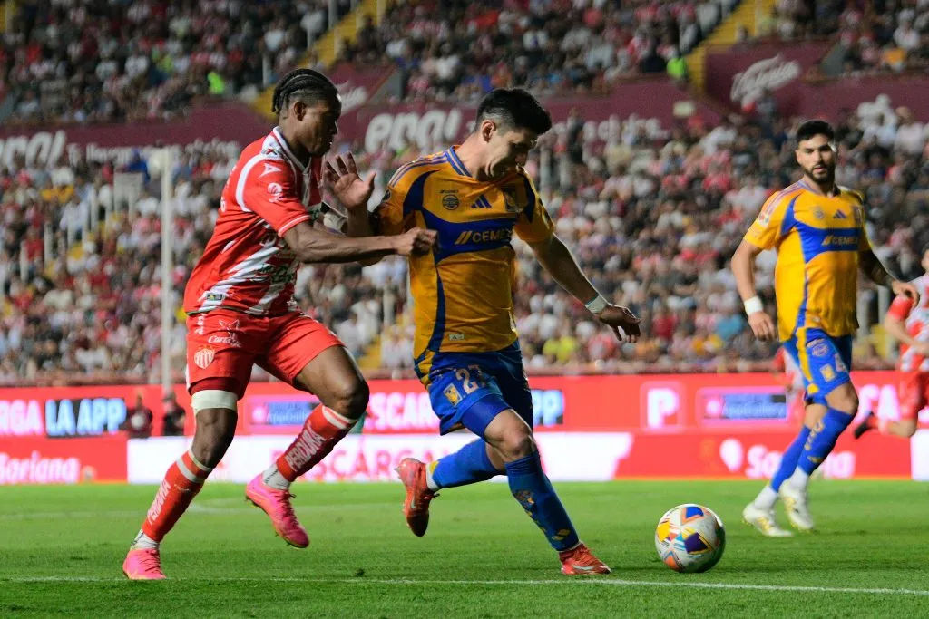 Necaxa y Tigres empataron 0-0 en Aguascalientes por la ida de los cuartos de final. (Imago7)