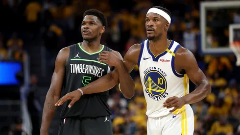 Anthony Edwards y Jimmy Butler