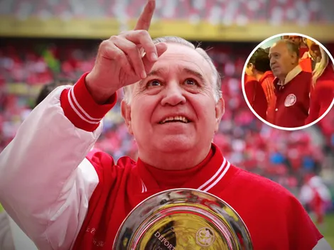 El conmovedor cántico de Valentín Diez en la clasificación de Toluca