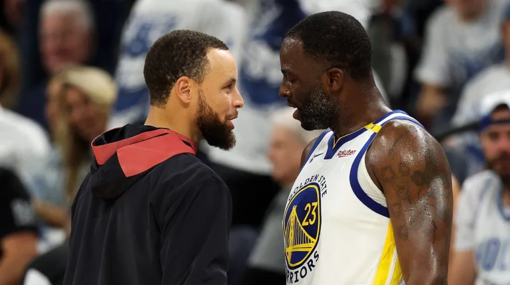 Stephen Curry y Draymond Green. (Foto: Getty Images)