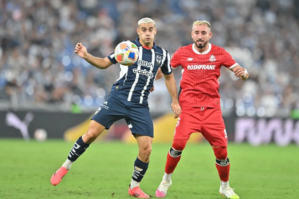 Héctor Herrera contra Rayados en los cuartos de final (Getty Images)