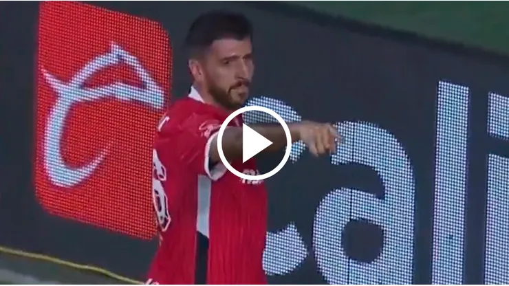 Paulinho anotó el 1-1 de Toluca en el partido de ida.